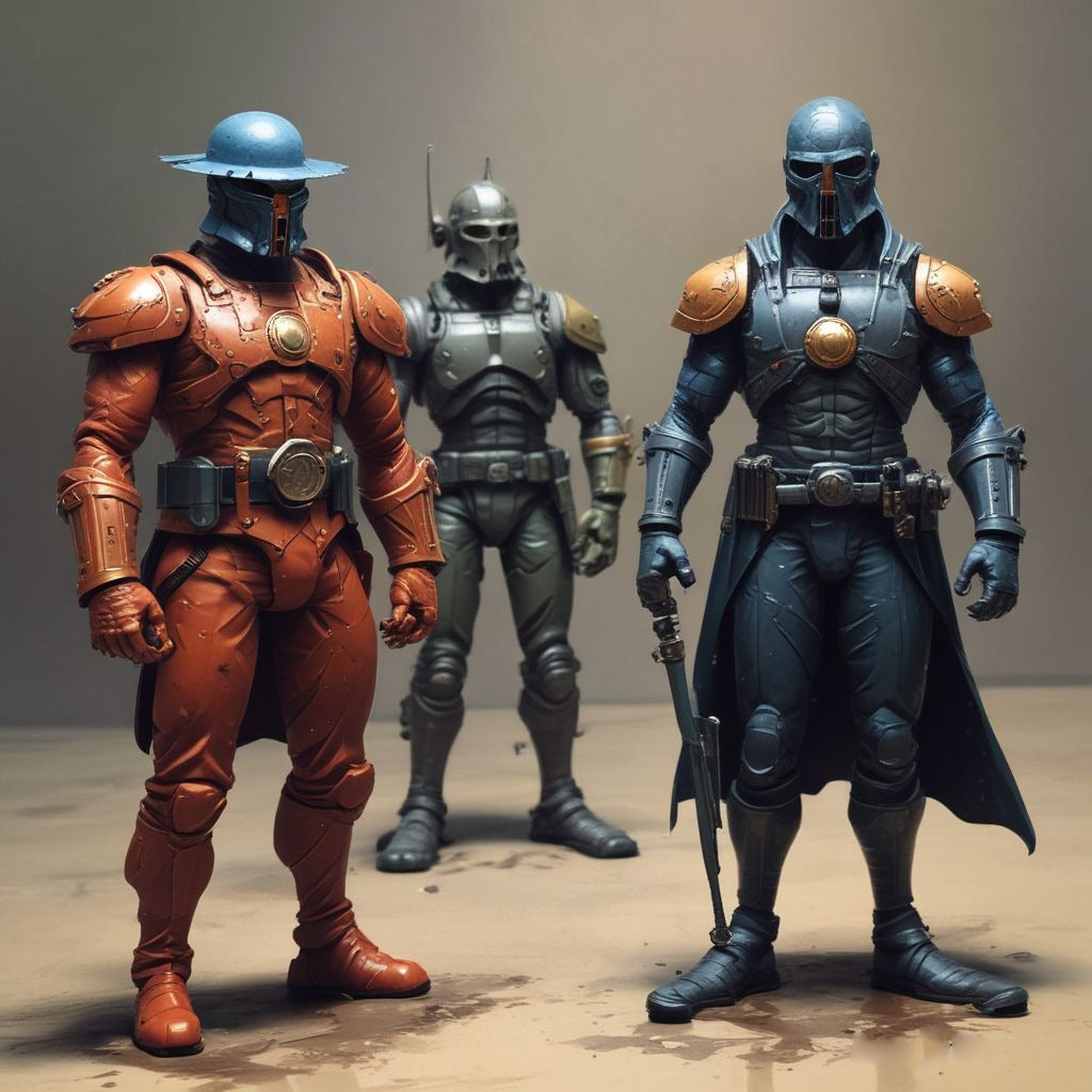 ACTION FIGURES PAINTING